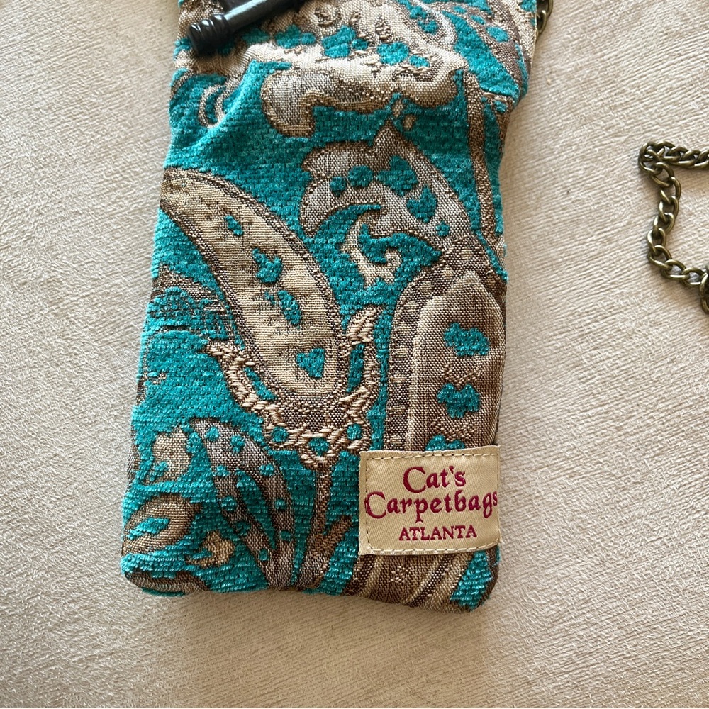Cat’s Carpetbags Brand Small Embroidered Crossbody Bag;NWOT! - Picture 2 of 7